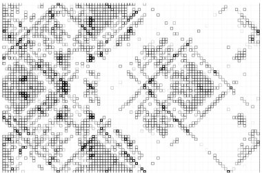 soyut piksel siyah ve beyaz geometrik arkaplan
