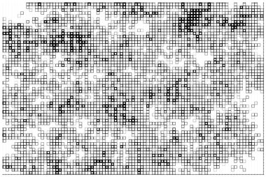 soyut piksel siyah ve beyaz geometrik arkaplan