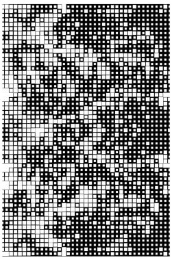 Kareler, vektör illüstrasyonlu soyut siyah beyaz arkaplan