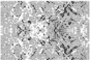 piksel siyah ve beyaz geometrik arkaplan