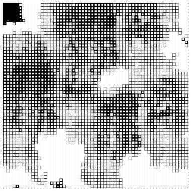 piksel siyah ve beyaz geometrik arkaplan
