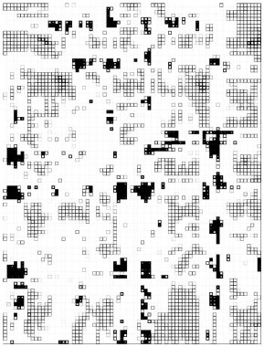 soyut grunge dokusu, siyah beyaz piksel duvar kağıdı