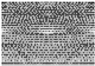 Yarım ton. Grunge soyut geometrik. ızgara dokusu. Beyaz ve siyah örtülü doku. Tehlike deseni örtüşüyor. 