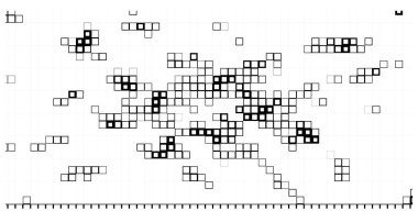 Yarım ton. Grunge soyut geometrik. ızgara dokusu. Beyaz ve siyah örtülü doku. Tehlike deseni örtüşüyor. 