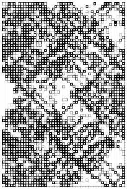 Yarım ton. Grunge soyut geometrik. ızgara dokusu. Beyaz ve siyah örtülü doku. Tehlike deseni örtüşüyor. 