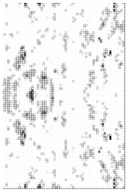 soyut geometrik siyah beyaz arkaplan ve kareler. vektör illüstrasyonu