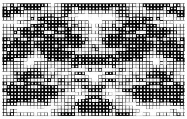 piksel siyah ve beyaz geometrik arkaplan