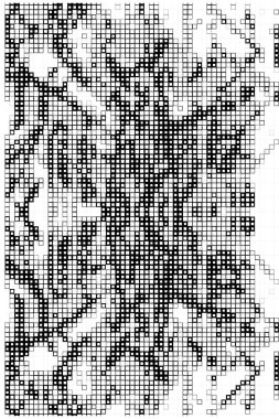 Kareler, vektör illüstrasyonlu soyut siyah beyaz arkaplan