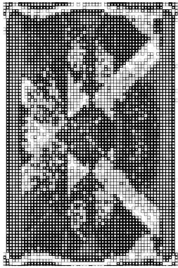  Siyah beyaz pikselli duvar kağıdı. soyut mozaik sanatla arkaplan 