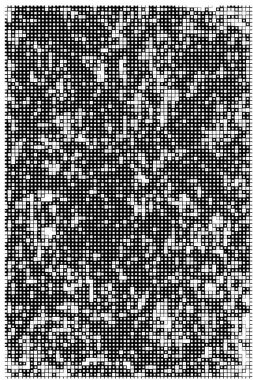 Küçük parçalarla soyut bir arkaplan. siyah ve beyaz resimleme