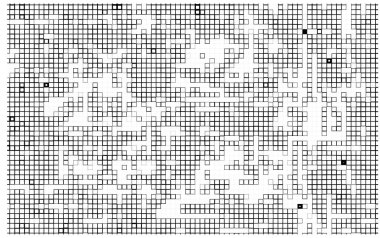 Yaratıcı doku, soyut poster. Siyah beyaz pikselli duvar kağıdı