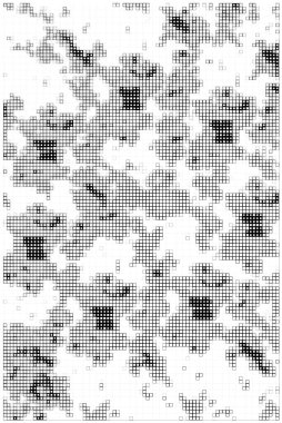 Yaratıcı doku, soyut poster. Siyah beyaz pikselli duvar kağıdı