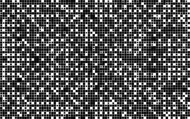 Yaratıcı doku, soyut poster. Siyah beyaz pikselli duvar kağıdı