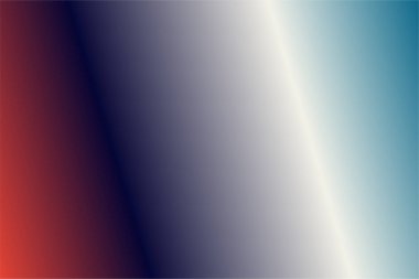 Mavi Grotto, Fildişi, Koyu Mavi, Cinnabar renkleriyle renkli soyut bulanık arkaplan. Yumuşak bulanık arkaplan. Grafik tasarım, afiş ve web için odaklanmış vektör illüstrasyon şablonu