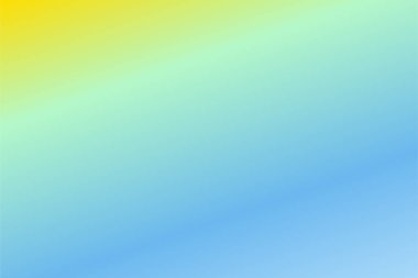 Bebek Mavisi, Turkuaz, Naneli, Altın Renkli Renkli Renkli Soyut Bulanık Gradyan. Yumuşak bulanık arkaplan. Grafik tasarım, afiş ve web için odaklanmış vektör illüstrasyon şablonu