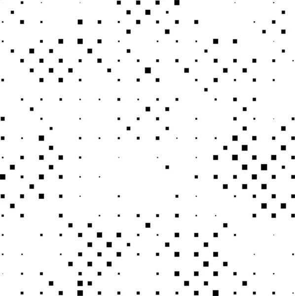 Soyut Piksel Siyah Beyaz Mozaik Arkaplan — Stok Vektör