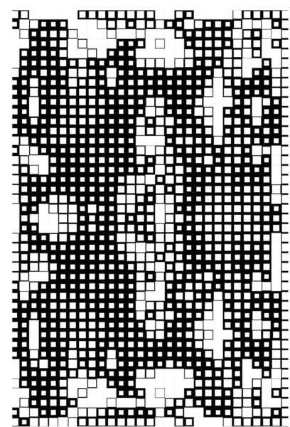 Φόντο Ψηφιδωτό Αφηρημένη Ταπετσαρία Ασπρόμαυρα Εικονοστοιχεία — Διανυσματικό Αρχείο