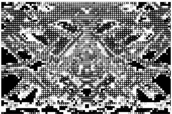 Półtonowy Wzór Abstrakcyjna Mozaika Kropkowana Białym Tle Graficzne Tło Wektorowe — Wektor stockowy