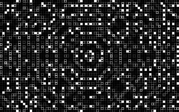 Halbtonmuster Abstraktes Mosaik Aus Punkten Auf Weißem Hintergrund Grafikvektorhintergrund Halbton — Stockvektor