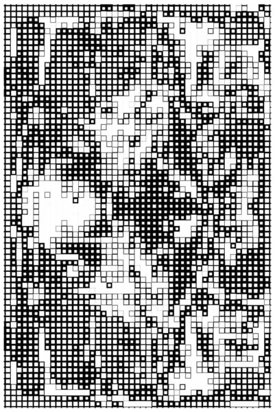 Siyah beyaz pikselli soyut duvar kağıdı, mozaik arkaplan