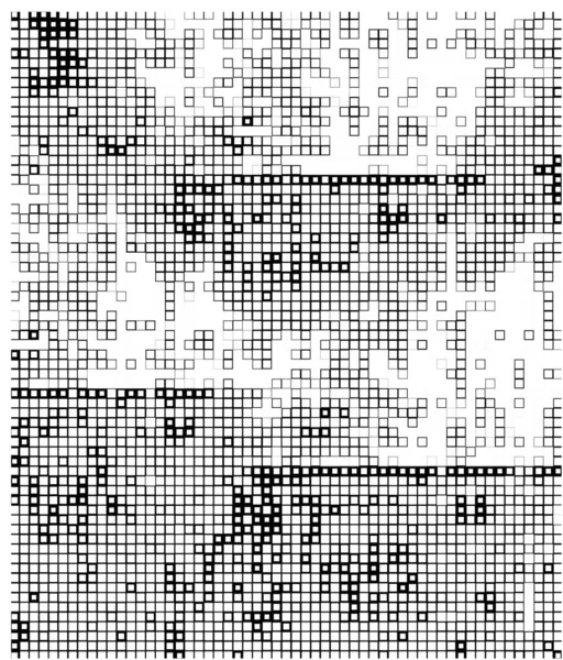 Абстрактная Текстура Гранжа Черно Белые Пиксельные Обои — стоковый вектор