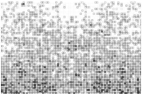 Yarı ton deseni. Noktalı noktaların soyut mozaiği beyaz arkaplanda. Yarım ton tasarımının grafik vektör arkaplanı.