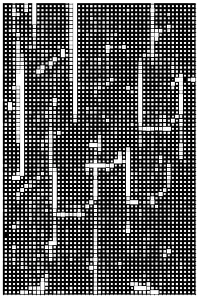 Pół Tonu Abstrakcyjna Mozaika Kropkowana Białym Tle Graficzne Tło Wektorowe — Wektor stockowy