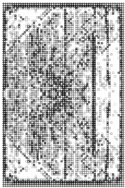 Ταπετσαρία Ασπρόμαυρα Εικονοστοιχεία Φόντο Αφηρημένη Ψηφιδωτή Τέχνη — Διανυσματικό Αρχείο