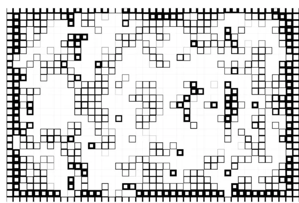 Обои Черно Белыми Пикселями Фон Абстрактной Мозаикой — стоковый вектор