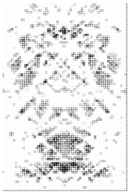 Geometrik siyah beyaz arkaplan ve kareli soyut arkaplan. vektör illüstrasyonu