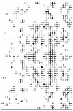 Geometrik desenli soyut bir arkaplan. siyah ve beyaz vektör çizimi