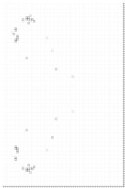 Siyah ve beyaz soyut mozaik arka plan. vektör illüstrasyonu 