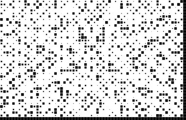 Siyah ve beyaz soyut mozaik arka plan. vektör illüstrasyonu 