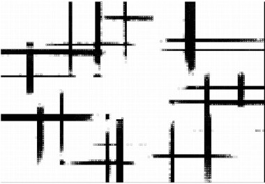 Siyah ve beyaz soyut mozaik arka plan. vektör illüstrasyonu 