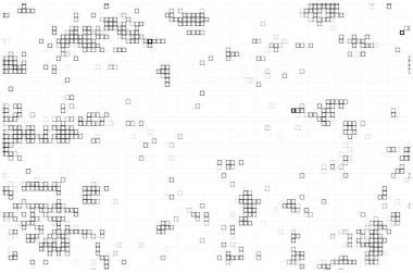 Çizgiler ve karelerle soyut siyah beyaz arkaplan, vektör illüstrasyonu
