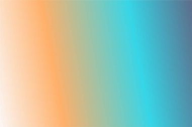 Krem Tangerine Turkuaz Mavi Gri soyut arka plan. Renkli duvar kağıdı, vektör illüstrasyonu