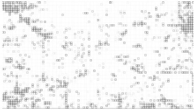 Çizgiler ve karelerle soyut siyah beyaz arkaplan, vektör illüstrasyonu