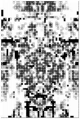 arka planda küçük parçalar var. soyut siyah ve beyaz resimleme arkaplanı 