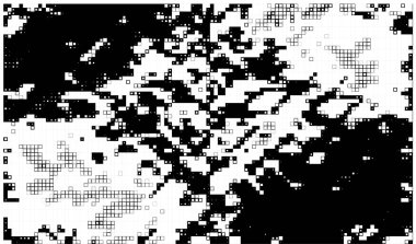 arka planda küçük parçalar var. soyut siyah ve beyaz resimleme arkaplanı 