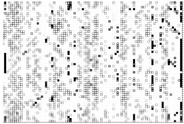 Geometrik desenli soyut bir arkaplan. siyah ve beyaz vektör 