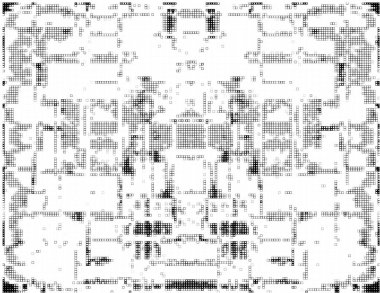 vektör piksel mozaik dünya karelerinin haritası