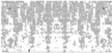 Yarım tonluk mozaik desen. Soyut tek renkli arkaplan. vektör illüstrasyonu