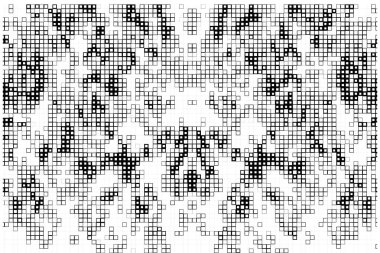 Yarım tonluk mozaik desen. Soyut tek renkli arkaplan. vektör illüstrasyonu