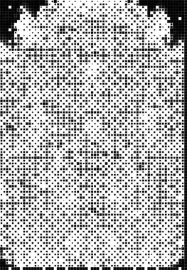 Yarım tonluk mozaik desen. Soyut tek renkli arkaplan. vektör illüstrasyonu