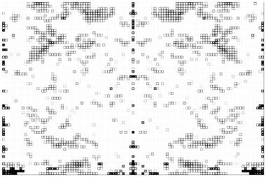 Yarım tonluk mozaik desen. Soyut tek renkli arkaplan. vektör illüstrasyonu