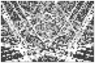 Yarım tonluk mozaik desen. Soyut tek renkli arkaplan. vektör illüstrasyonu