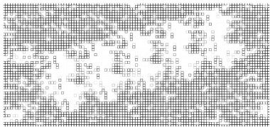 Siyah ve beyaz vektörsüz kare deseni