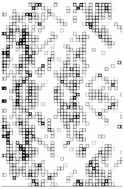 Siyah ve beyaz vektörsüz kare deseni