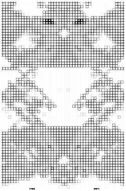 Beyaz arkaplanda siyah kare mozaiği