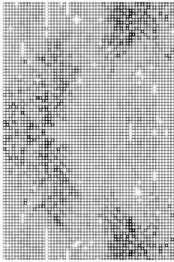 Siyah geometrik şekilli grunge arkaplanı